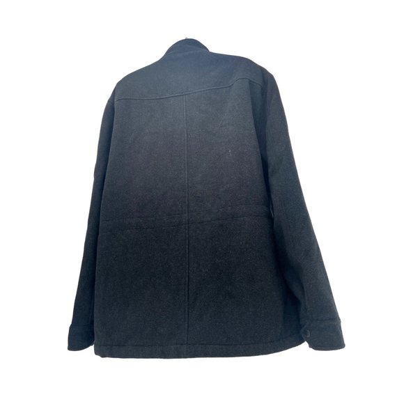Ben Sherman | Men's Wool Blend Winter Jacket | Charcoal Grey | XLarge - Picture 5 of 5